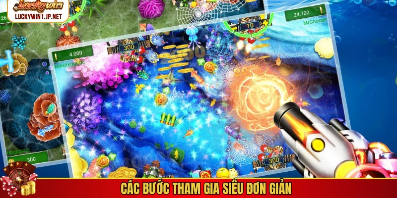 Các bước tham gia siêu đơn giản Các bước tham gia siêu đơn giản