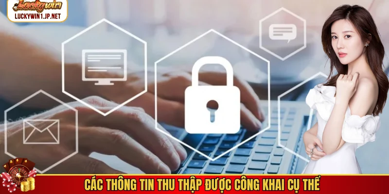 Các thông tin thu thập được công khai cụ thể