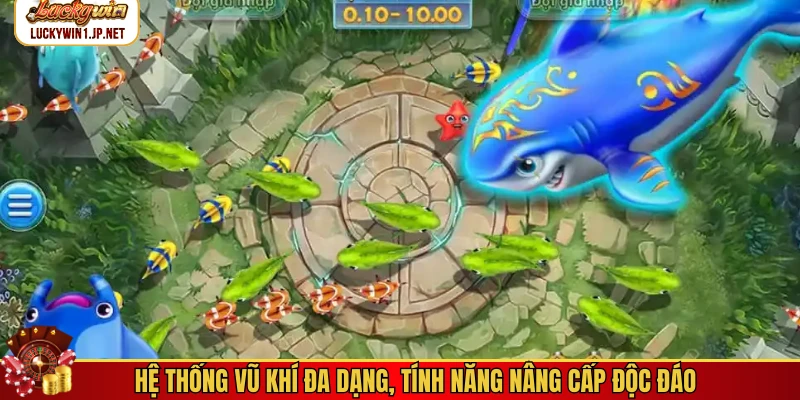 Hệ thống vũ khí đa dạng, tính năng nâng cấp độc đáo Hệ thống vũ khí đa dạng, tính năng nâng cấp độc đáo